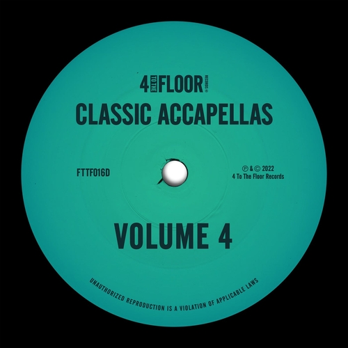 VA - 4 To The Floor Accapellas, Vol. 4 [FTTF016D]